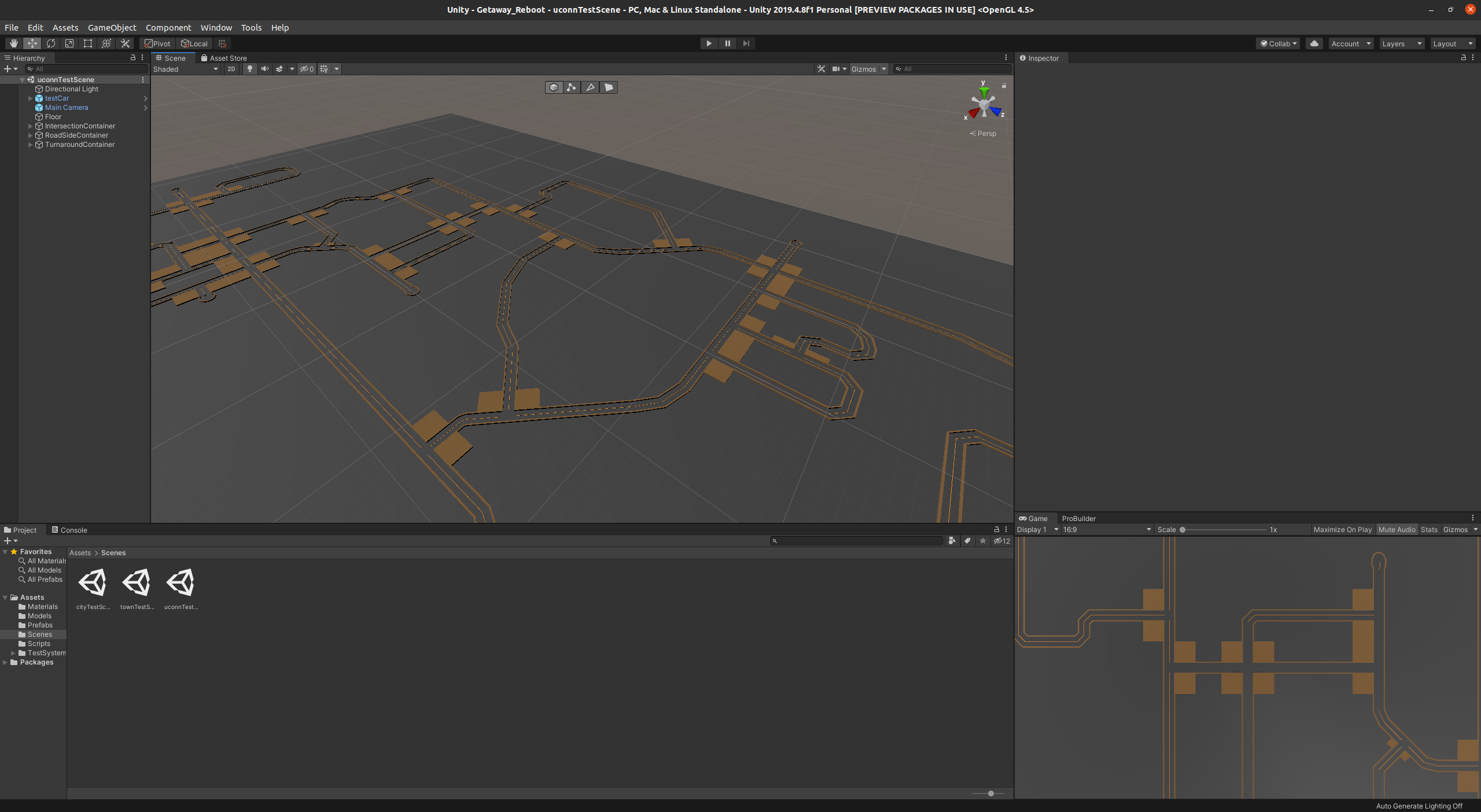 Getaway VR editor view